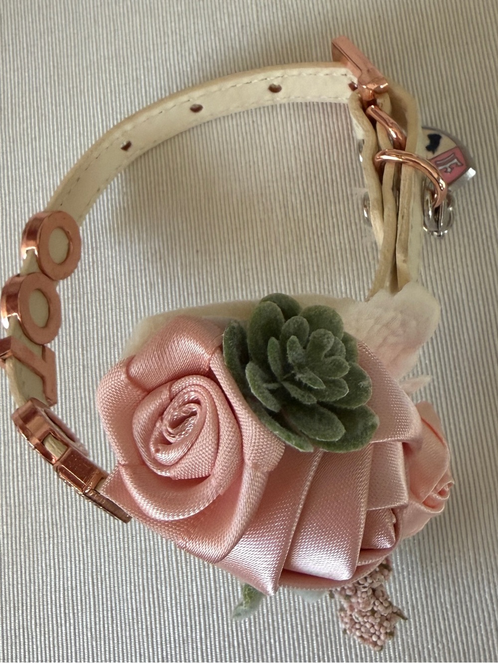 Furry child wedding collar